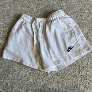 Nike Women's Athletic White Shorts